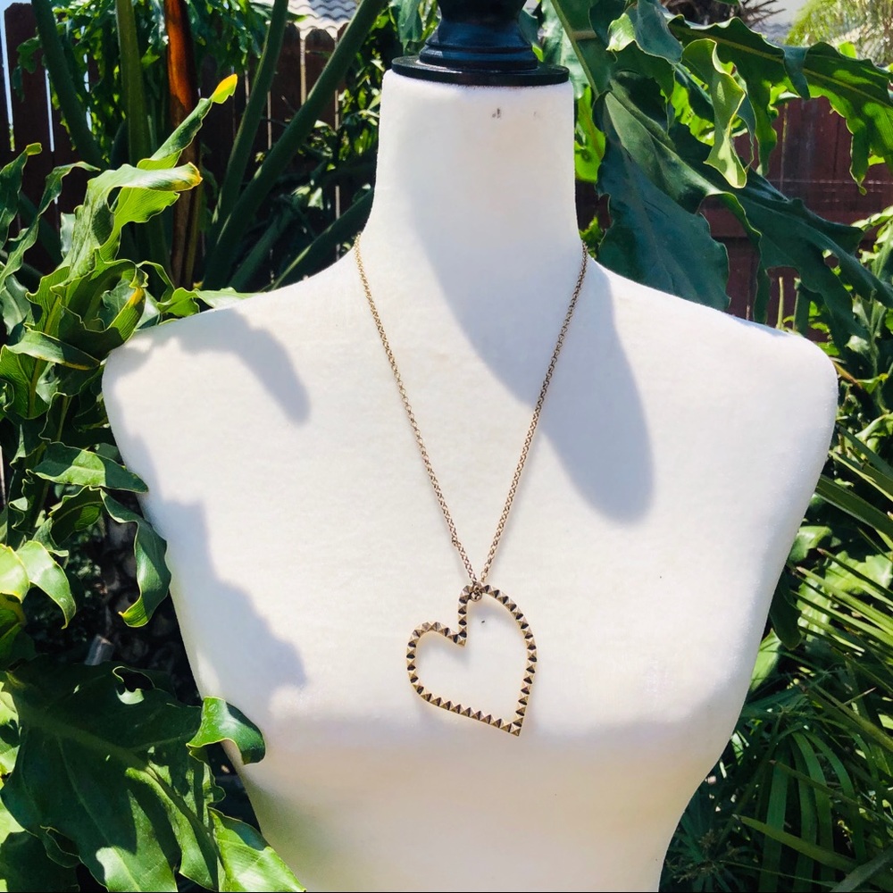 Vintage Lucky Brand Heart Necklace